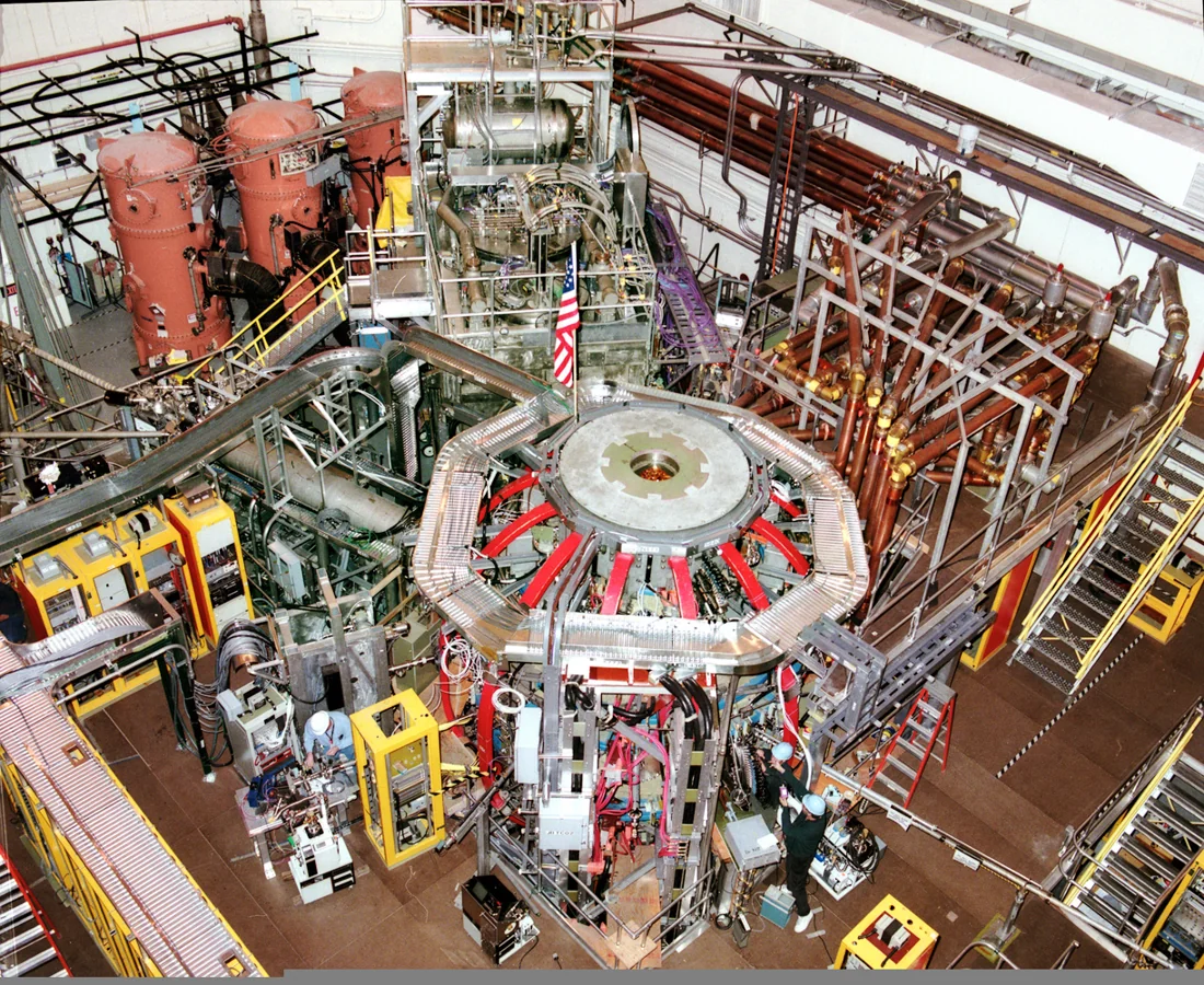 The NSTX fusion research device at Princeton Plasma Physics Laboratory