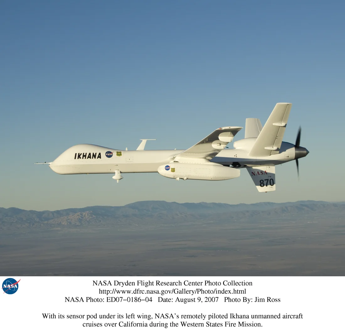 NASA’s Ikhana unmanned research aircraft in flight